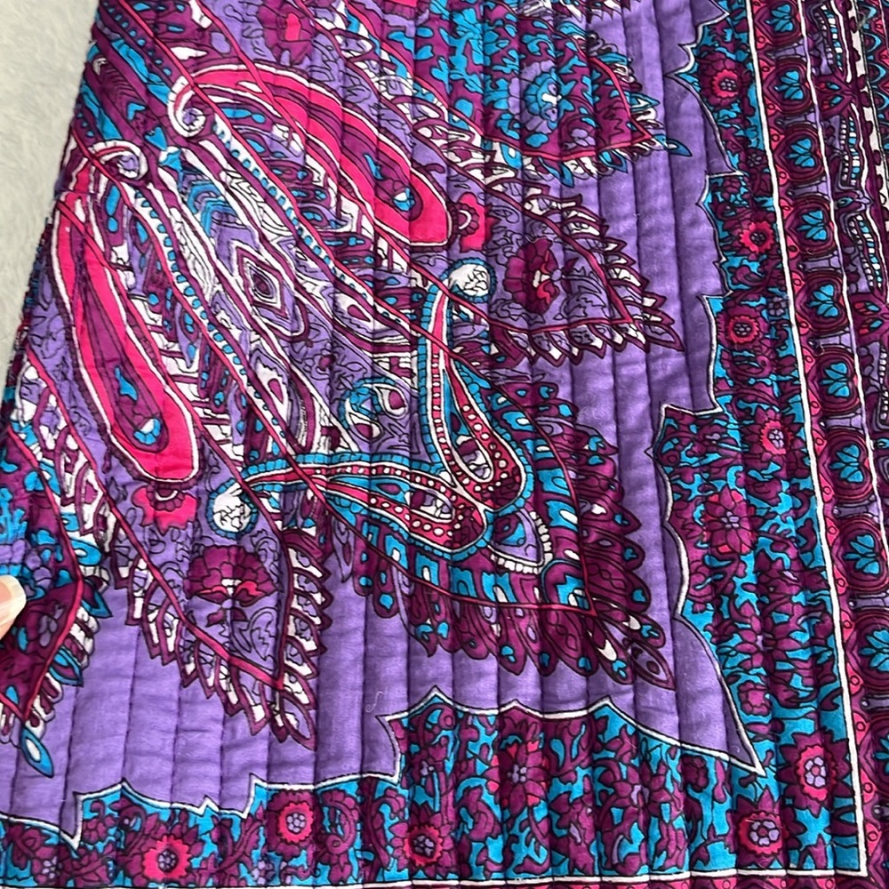 Vintage Blair Women’s Quilted Reversible Purple Jacket XL - Picture 4 of 13